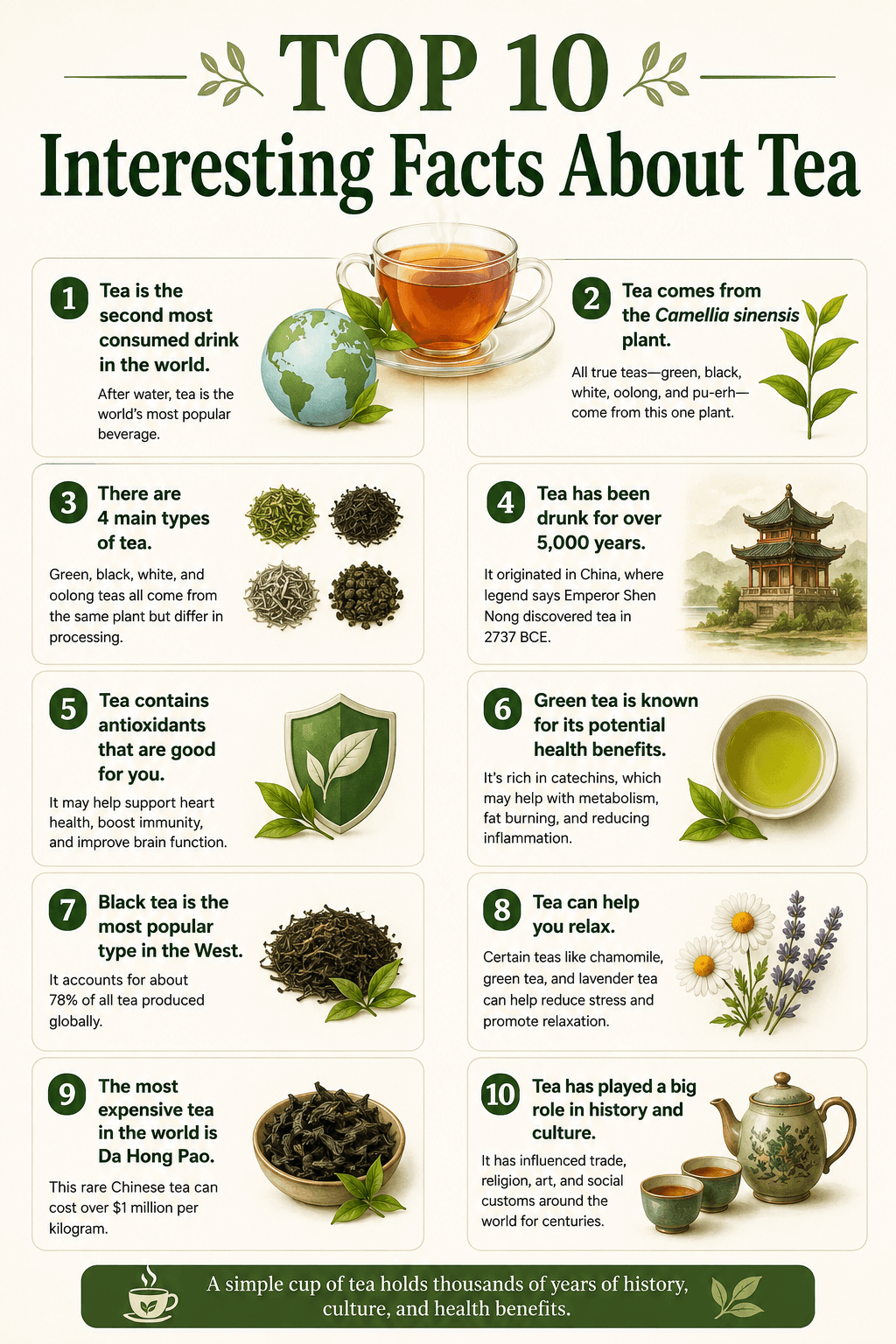 Tea Key Facts 10 Interesting Facts About Tea – Sticking Up