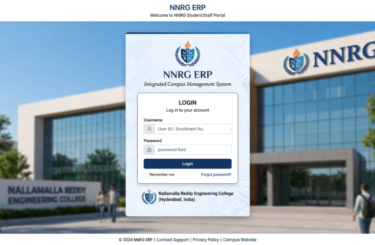 NNRG ERP Login: Advantages, Security and Data Control