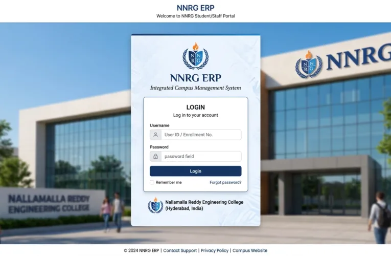 NNRG ERP Login: Advantages, Security and Data Control