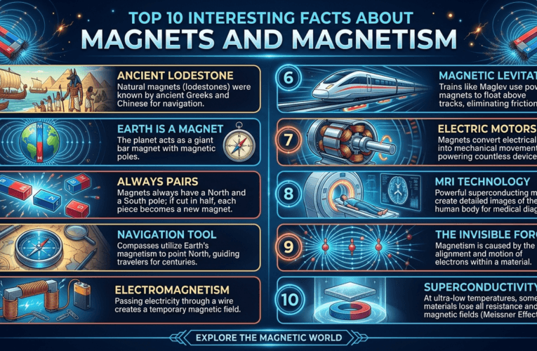 10 Interesting Facts About Magnets and Magnetism