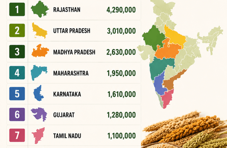 Top 10 Highest Millet Producing State in India