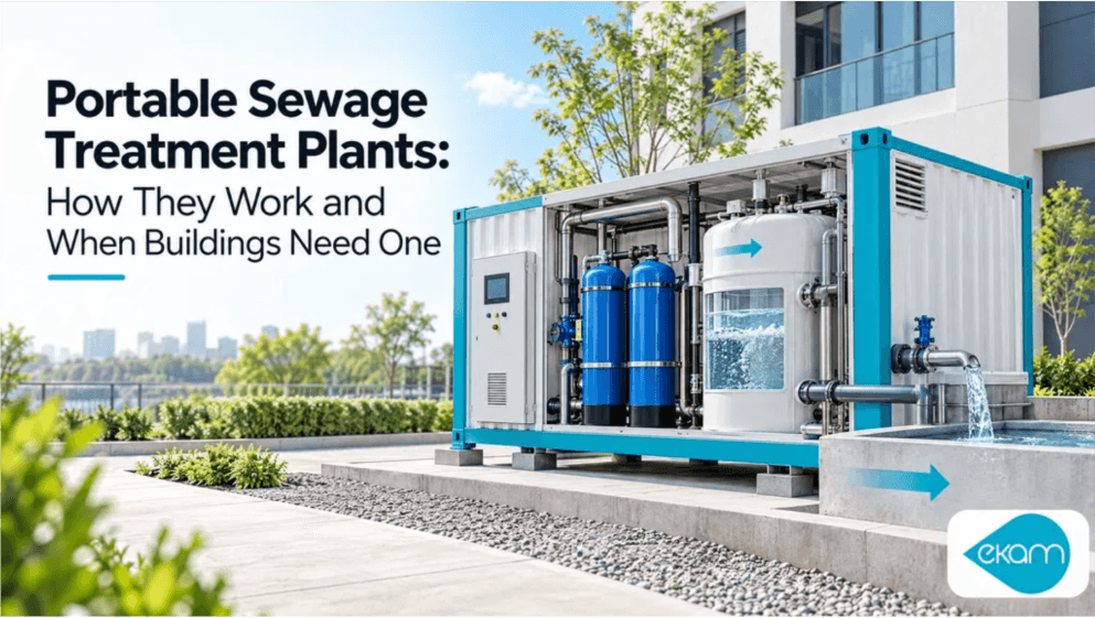 Introduction Buildings generate wastewater every day from toilets, washbasins, kitchens, showers and cleaning activities. Where sewage cannot be sent directly to a suitable municipal treatment network, a sewage treatment plant (STP) may be required. A portable or compact STP can offer a space-conscious option for selected sites, including construction projects, temporary facilities, remote properties and buildings where a conventional plant is difficult to accommodate. The right choice depends on wastewater volume, site conditions, local regulations and the quality required for reuse or discharge. What is a portable sewage treatment plant? A portable STP is a packaged or compact wastewater treatment system designed to be transported, installed and operated with less site-built infrastructure than some conventional plants. Depending on the model, treatment equipment may be arranged within a skid, tank, container or modular enclosure. ‘Portable’ does not mean that every unit can be moved while operating, or that it is suitable for every location. Capacity, power requirements, access for maintenance, foundation, ventilation and connection to sewer lines must be assessed before installation. How does the treatment process work? Most systems combine several treatment stages. Preliminary screening removes larger debris that could block pumps or damage equipment. Depending on the design, wastewater may then pass through equalisation or settling to manage flow and solids. Biological treatment uses microorganisms to break down biodegradable organic matter; some systems supply oxygen while others use different biological processes. Clarification separates biological solids from treated water. Filtration and disinfection may be added where the intended reuse or discharge standard requires them. Sludge is collected and managed separately. How to decide whether a building needs one Begin by confirming how wastewater is currently handled and what local rules require. A building connected to a compliant municipal sewer may not need its own STP, while a remote site, large campus or property with an applicable treatment requirement may need on-site treatment. Evaluate the number of users, peak occupancy, daily flow, seasonal variation and wastewater characteristics. A hotel, hospital, office campus and residential complex can produce very different wastewater streams even when their average occupancy appears similar. Key planning considerations Space is only one factor. The site needs safe access for delivery, installation, operation and maintenance. Confirm the availability and reliability of electricity, the location of inlet and outlet pipes, drainage levels, odour control, noise limits and access for sludge removal. Consider flood risk and local environmental conditions. Ask suppliers for process drawings, design capacity, expected effluent quality, power consumption, consumables, service intervals and warranty details. The proposal should explain what is included and what the building owner must provide. Treated water reuse and conservation Where regulations and water quality permit, treated wastewater may be reused for non-potable applications such as landscaping or toilet flushing. Reuse requires suitable treatment, appropriate plumbing separation, clear identification and ongoing water-quality checks. Treated water should never be assumed safe to drink. Buildings should compare the cost of treatment and reuse infrastructure with their water demand, freshwater costs and available alternatives. Ekam Eco Solutions’ guide to Water Conservation & Management in India discusses why water efficiency and responsible management matter across homes, businesses and institutions. Operations matter as much as installation A compact plant still needs trained operators or a defined service arrangement. Pumps, blowers, sensors, screens and dosing equipment require inspection. Operators should monitor flow, pH, dissolved oxygen where relevant, sludge condition and treated-water quality according to the process design. Sudden changes in wastewater loading, harmful chemicals or neglected equipment can disrupt biological treatment. Keep maintenance records and ensure that sludge is removed and handled through an appropriate route. Questions to ask a supplier Before purchasing, request evidence that the proposed system matches the required capacity and treatment objectives. Ask what happens during peak flow, power interruption or equipment failure. Clarify commissioning, operator training, spare-parts availability, after-sales service and sampling requirements. Check whether the system is designed for the actual wastewater type; industrial effluent may require pretreatment or a different process from domestic sewage. Compare whole-life operating costs rather than purchase price alone. Conclusion Portable sewage treatment plants can be useful where a building needs a compact, packaged wastewater solution, but they are not a one-size-fits-all answer. Proper assessment, compliant design, reliable operation and responsible sludge management are essential. For further information about compact STP planning and suitable applications, read Ekam Eco Solutions’ article on How a Portable Sewage Treatment Plant Works and explore the resources at Ekam Eco Solutions. A practical implementation checklist A useful next step is to assign an owner to each improvement and record the expected completion date. Document the current condition, the action taken and how the result will be checked. Where a change affects sanitation, wastewater, chemical handling or worker safety, consult the relevant technical guidance and applicable regulations before implementation. Pilot a change in one area, gather feedback from staff and users, and expand it only after confirming that it works as intended. This measured approach reduces guesswork, supports accountability and makes it easier to explain the value of the programme to management and stakeholders.
