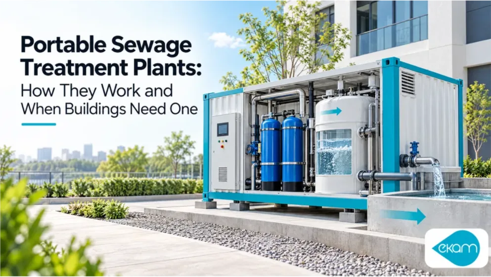 Introduction Buildings generate wastewater every day from toilets, washbasins, kitchens, showers and cleaning activities. Where sewage cannot be sent directly to a suitable municipal treatment network, a sewage treatment plant (STP) may be required. A portable or compact STP can offer a space-conscious option for selected sites, including construction projects, temporary facilities, remote properties and buildings where a conventional plant is difficult to accommodate. The right choice depends on wastewater volume, site conditions, local regulations and the quality required for reuse or discharge. What is a portable sewage treatment plant? A portable STP is a packaged or compact wastewater treatment system designed to be transported, installed and operated with less site-built infrastructure than some conventional plants. Depending on the model, treatment equipment may be arranged within a skid, tank, container or modular enclosure. ‘Portable’ does not mean that every unit can be moved while operating, or that it is suitable for every location. Capacity, power requirements, access for maintenance, foundation, ventilation and connection to sewer lines must be assessed before installation. How does the treatment process work? Most systems combine several treatment stages. Preliminary screening removes larger debris that could block pumps or damage equipment. Depending on the design, wastewater may then pass through equalisation or settling to manage flow and solids. Biological treatment uses microorganisms to break down biodegradable organic matter; some systems supply oxygen while others use different biological processes. Clarification separates biological solids from treated water. Filtration and disinfection may be added where the intended reuse or discharge standard requires them. Sludge is collected and managed separately. How to decide whether a building needs one Begin by confirming how wastewater is currently handled and what local rules require. A building connected to a compliant municipal sewer may not need its own STP, while a remote site, large campus or property with an applicable treatment requirement may need on-site treatment. Evaluate the number of users, peak occupancy, daily flow, seasonal variation and wastewater characteristics. A hotel, hospital, office campus and residential complex can produce very different wastewater streams even when their average occupancy appears similar. Key planning considerations Space is only one factor. The site needs safe access for delivery, installation, operation and maintenance. Confirm the availability and reliability of electricity, the location of inlet and outlet pipes, drainage levels, odour control, noise limits and access for sludge removal. Consider flood risk and local environmental conditions. Ask suppliers for process drawings, design capacity, expected effluent quality, power consumption, consumables, service intervals and warranty details. The proposal should explain what is included and what the building owner must provide. Treated water reuse and conservation Where regulations and water quality permit, treated wastewater may be reused for non-potable applications such as landscaping or toilet flushing. Reuse requires suitable treatment, appropriate plumbing separation, clear identification and ongoing water-quality checks. Treated water should never be assumed safe to drink. Buildings should compare the cost of treatment and reuse infrastructure with their water demand, freshwater costs and available alternatives. Ekam Eco Solutions’ guide to Water Conservation & Management in India discusses why water efficiency and responsible management matter across homes, businesses and institutions. Operations matter as much as installation A compact plant still needs trained operators or a defined service arrangement. Pumps, blowers, sensors, screens and dosing equipment require inspection. Operators should monitor flow, pH, dissolved oxygen where relevant, sludge condition and treated-water quality according to the process design. Sudden changes in wastewater loading, harmful chemicals or neglected equipment can disrupt biological treatment. Keep maintenance records and ensure that sludge is removed and handled through an appropriate route. Questions to ask a supplier Before purchasing, request evidence that the proposed system matches the required capacity and treatment objectives. Ask what happens during peak flow, power interruption or equipment failure. Clarify commissioning, operator training, spare-parts availability, after-sales service and sampling requirements. Check whether the system is designed for the actual wastewater type; industrial effluent may require pretreatment or a different process from domestic sewage. Compare whole-life operating costs rather than purchase price alone. Conclusion Portable sewage treatment plants can be useful where a building needs a compact, packaged wastewater solution, but they are not a one-size-fits-all answer. Proper assessment, compliant design, reliable operation and responsible sludge management are essential. For further information about compact STP planning and suitable applications, read Ekam Eco Solutions’ article on How a Portable Sewage Treatment Plant Works and explore the resources at Ekam Eco Solutions. A practical implementation checklist A useful next step is to assign an owner to each improvement and record the expected completion date. Document the current condition, the action taken and how the result will be checked. Where a change affects sanitation, wastewater, chemical handling or worker safety, consult the relevant technical guidance and applicable regulations before implementation. Pilot a change in one area, gather feedback from staff and users, and expand it only after confirming that it works as intended. This measured approach reduces guesswork, supports accountability and makes it easier to explain the value of the programme to management and stakeholders.